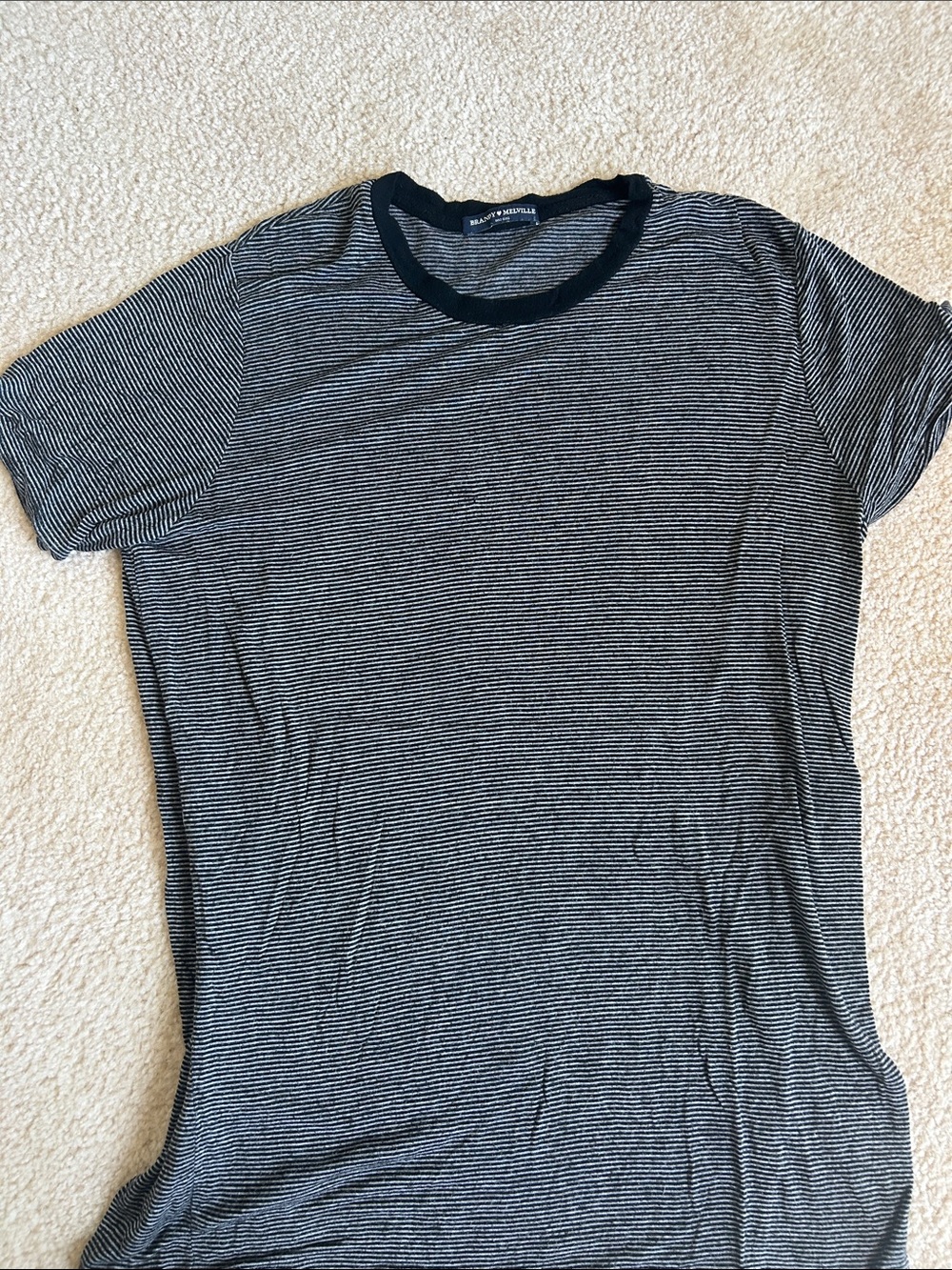 Brandy Melville black striped Tshirt dress